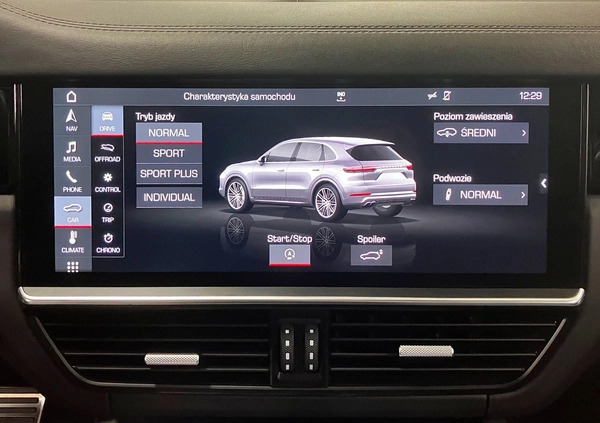 Porsche Cayenne cena 399000 przebieg: 101861, rok produkcji 2018 z Kleszczele małe 781